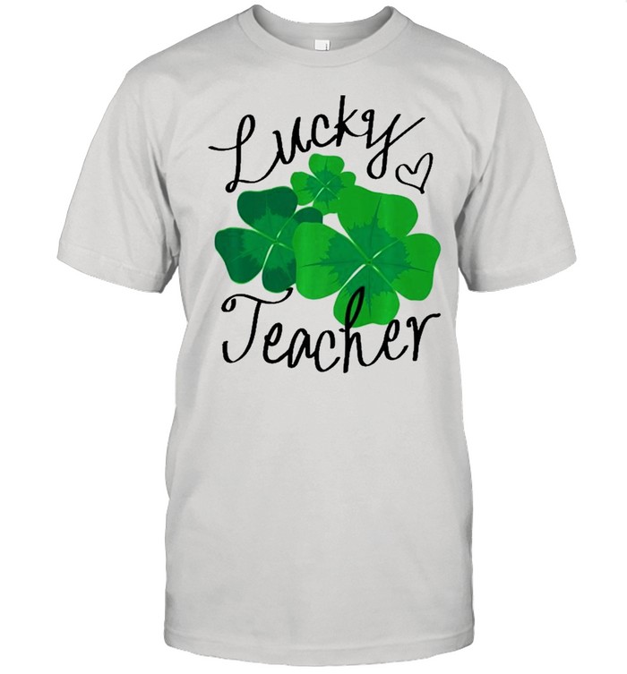 Lucky Teacher St Patricks Day Preschool First  Classic Men's T-shirt